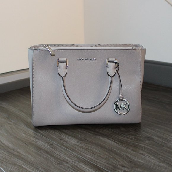 Michael Kors Kellen Saffiano Leather Satchel - Picture 4 of 13